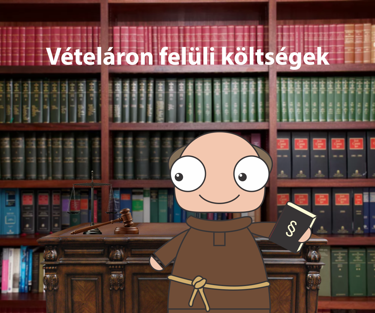 A vételáron felüli költségek