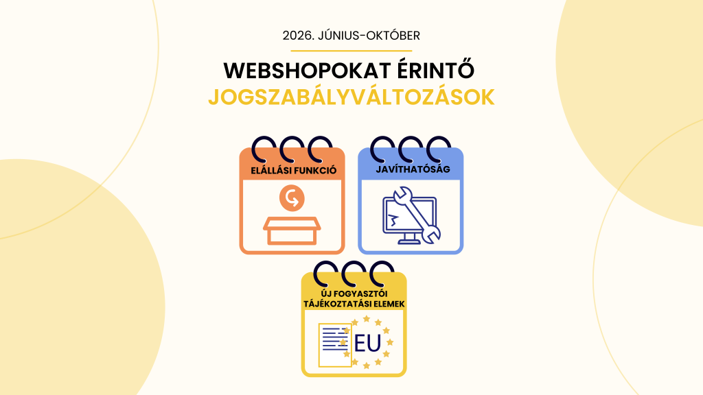 Webshopokat érintő jogszabályváltozások 2026-ban – mikortól és mi a teendő?